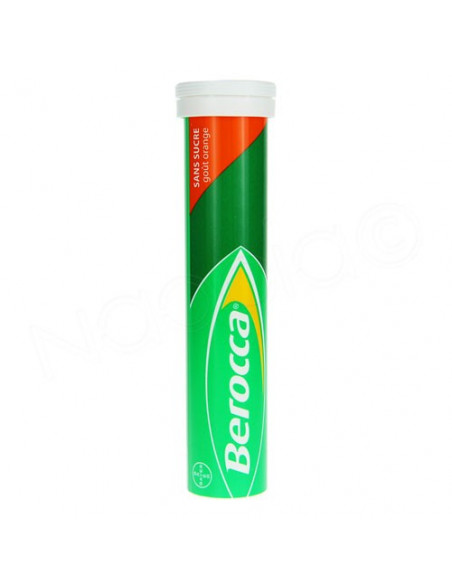 Berocca sans sucre Goût orange comprimés effervescents  - 2