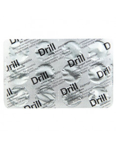 Drill Pastilles Maux de Gorge Chlorhexidine/Tétracaïne Sans Sucre. 24 pastilles 2