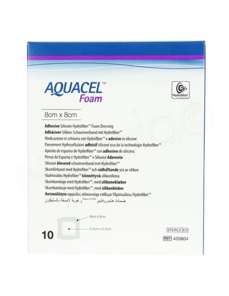 Aquacel Foam Pansement Hydrocellulaire adhésif 10  - 2
