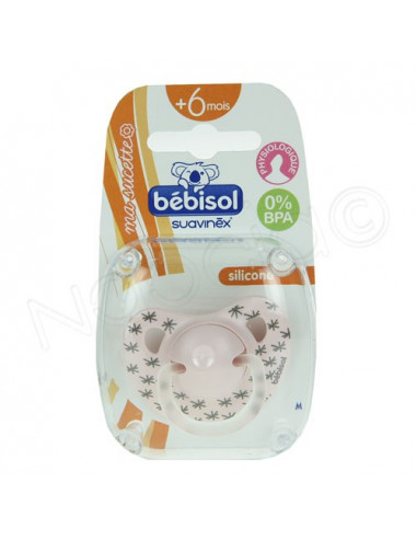 Bébisol Suavinex Sucette Physiologique 6-36mois - Silicone - Archange-pharma