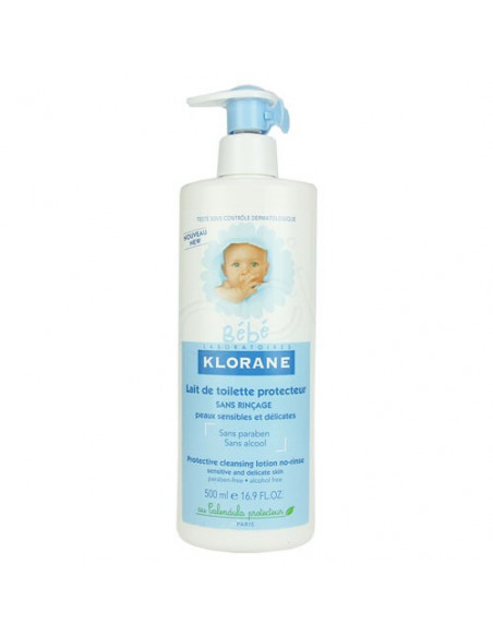 Klorane Bébé Lait de Toilette Protecteur Sans Rinçage