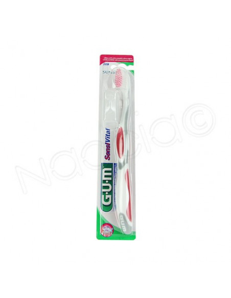 Gum Brosse à dents Sensivital 509 sunstar + capuchon de protection Sunstar - 3