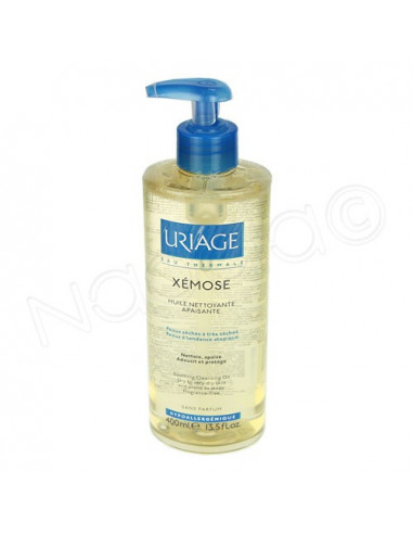 Uriage Xémose Huile Nettoyante Apaisante. Flacon pompe 400ml