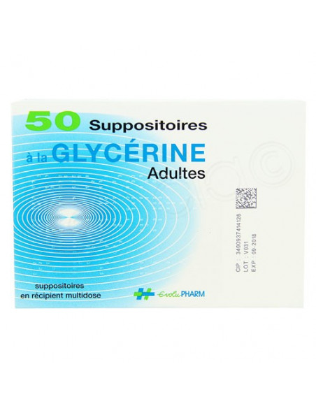 EvoluPharm Suppositoires à la Glycérine Adultes récipient multidose  - 3