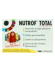 Nutrof Total Complément alimentaire à Visée Oculaire. 60 capsules 2