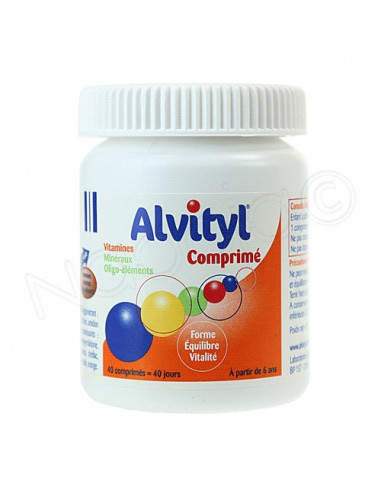 Alvityl Forme équilibre Vitalité. Comprimés x40