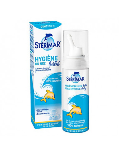 STERIMAR BEBE Hygiène du nez Eau de Mer. Flacon pulvérisateur