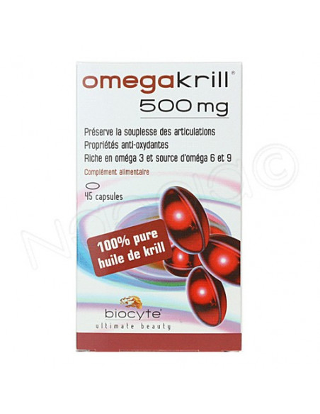 Biocyte Omega Krill 500mg - Articulations