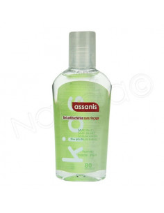 Assanis Gel Antibactérien Sans Rinçage Mains - Parfum Pomme-Poire