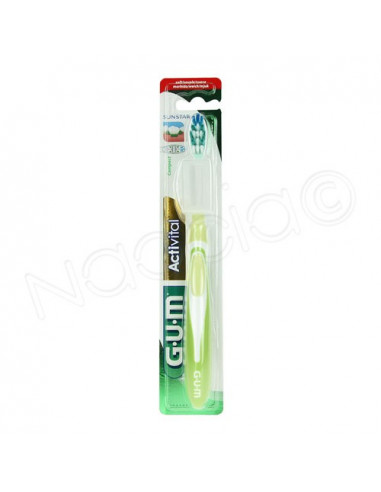 GUM Activital 581 Brosse à Dents Souple Compact