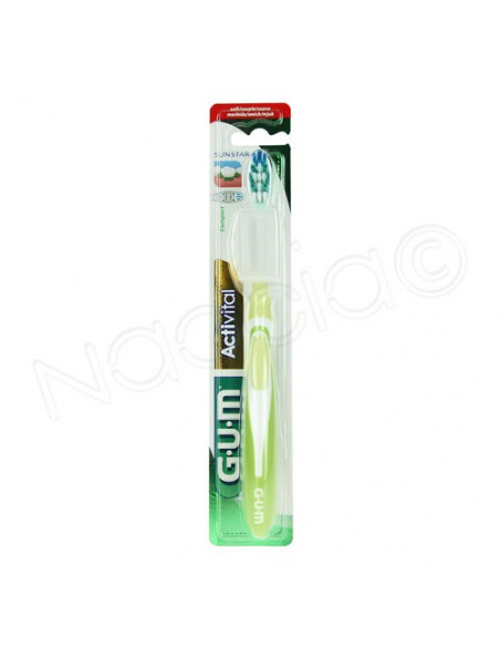 GUM Activital 581 Brosse à Dents Souple Compact