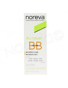 Actipur Crème teintée anti-imperfections. Tube 30ml 2