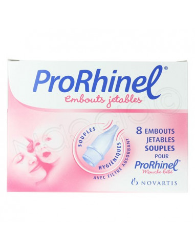 Prorhinel embout nasal jetable pour mouche bébé - Nez bouché