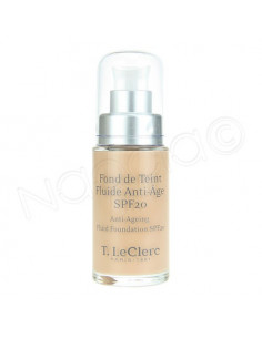 T.LeClerc Fond de Teint Fluide anti-Âge SPF20. Flacon airless 30ml