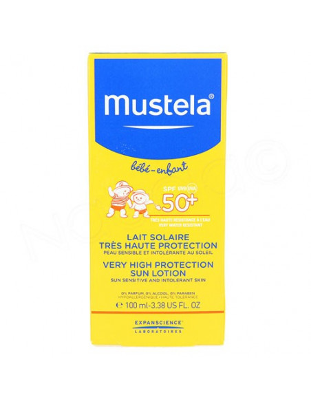 Mustela SPF50+ Lait Solaire Très Haute Protection bébé et enfants Mustela - 2