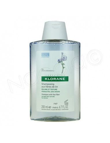 Klorane Shampooing aux fibres de Lin Volume & Texture. 200ml