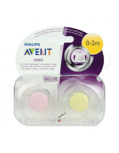 Avent Mini Sucettes Nouveau-né 0-2m. 2 sucettes 2