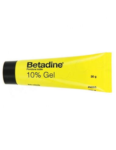 Betadine 10 pour cent Gel Application Cutanée. tube 30g
