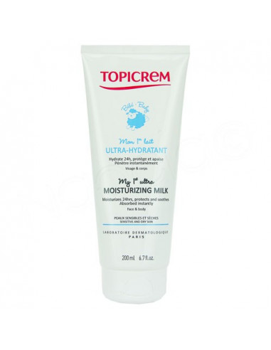 Topicrem Bébé Mon 1er Lait Ultra-Hydratant visage & corps