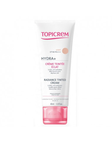 Topicrem HydraPlus Crème Teintée Eclat SPF40. 40ml