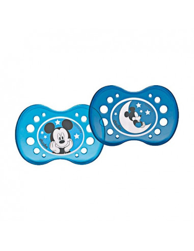 Dodie Disney Baby Sucettes Anatomiques Nuit Plus18m. x2