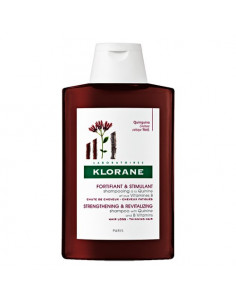 Klorane Shampooing Traitant Fortifiant à La Quinine et aux Vitamines B - Flacon de 200 ou 400 ml