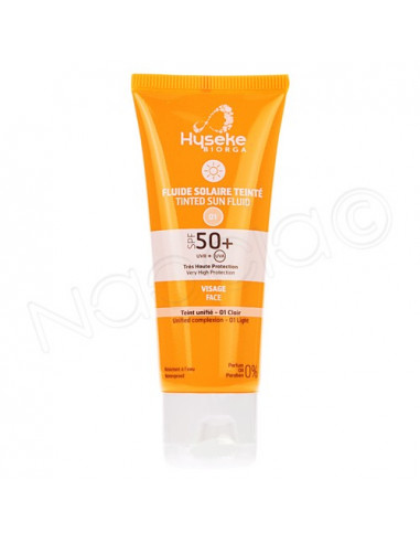 Hyseke Fluide Solaire Teinté SPF50Plus Visage. 40ml