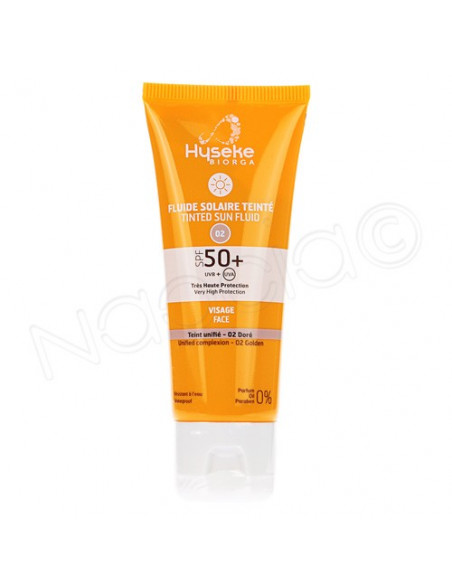 Hyseke Fluide Solaire Teinté SPF50+ Visage 40ml Biorga - 2