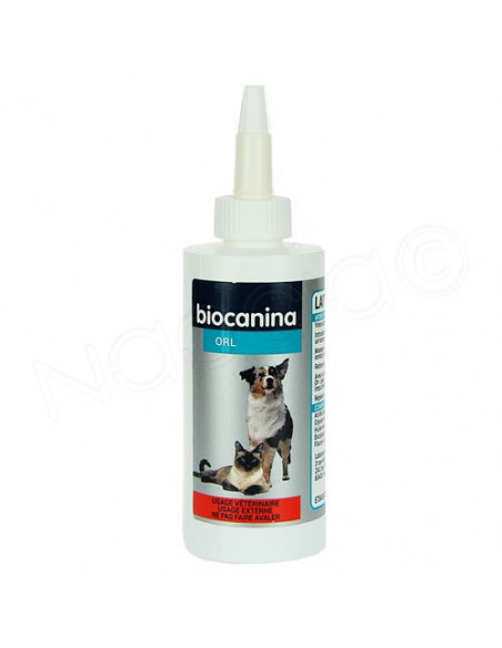 Biocanina Lait Auriculaire pour chiens et chats. Flacon de 90ml