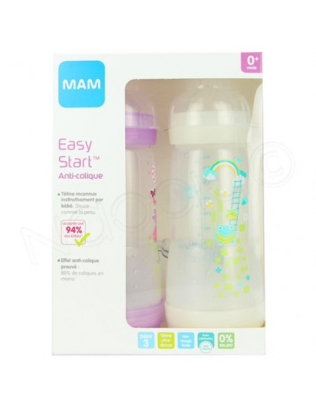 MAM Easy Start Anti-Colique Biberon Débit 3. 2x320ml