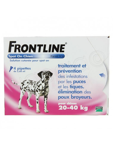 Frontline Antiparasitaire. Chiens et Chats