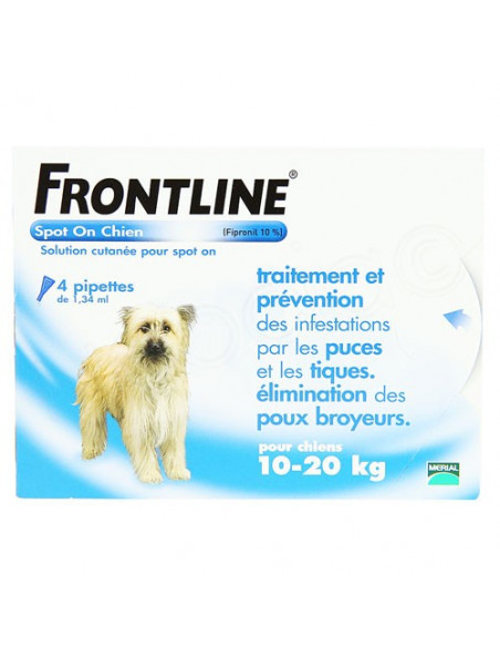 Frontline Antiparasitaire Spot on Chiens et Chats Pipettes  - 2