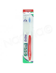 Gum Ortho Brosse à dent souple x1