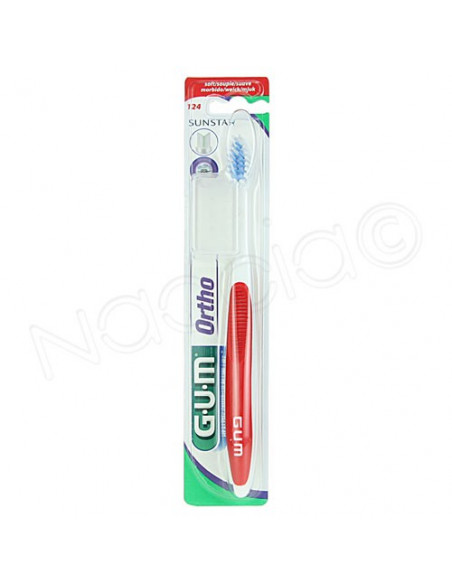 Gum Ortho Brosse à dent souple x1