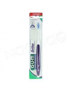 Gum Ortho Brosse à dent souple x1 2