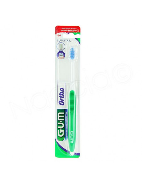 Gum Ortho Brosse à dent souple x1 Sunstar - 3