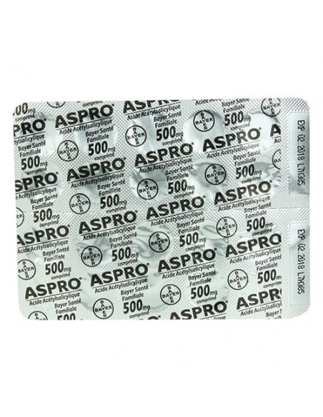 Aspro 500mg 36 comprimés effervescents Bayer - 3