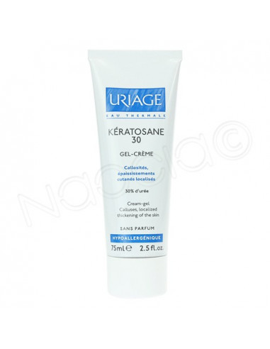 Uriage Keratosane 30 Gel crème callosités et épaississement cutanés localisés.