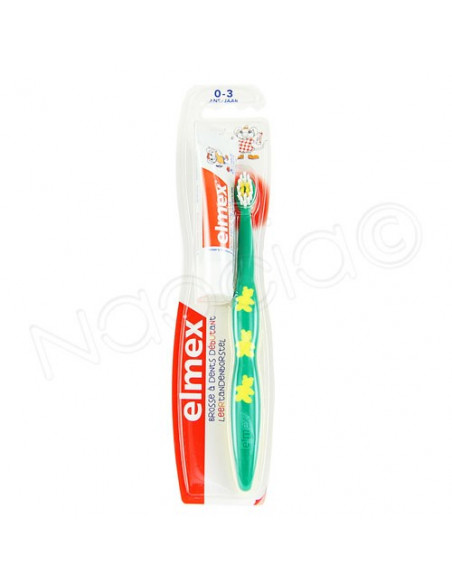 Elmex Brosse à dents débutant 0-3 ans + Dentifrice enfant 12ml Elmex - 2