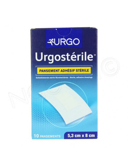 Urgostérile Pansement Adhésif Stérile. 10 pansements 5