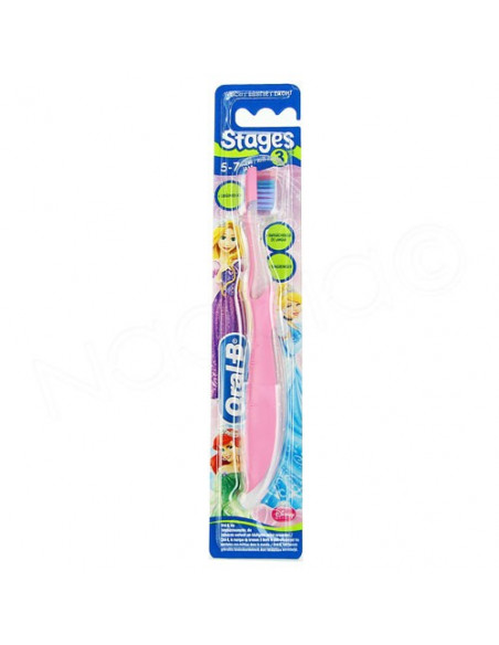 Oral-B Stages 3 Brosse à Dents Souple 5-7 ans Princesse Disney