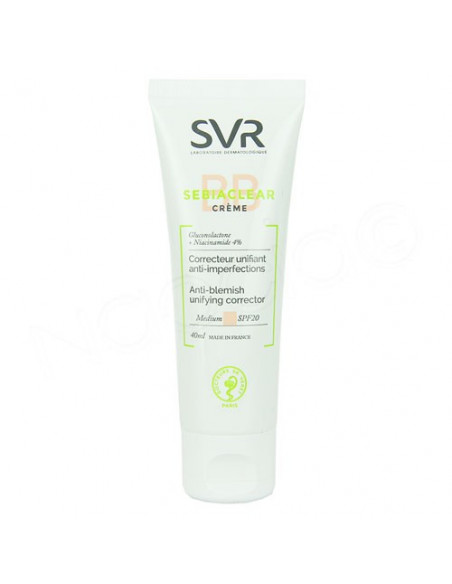 SVR Sebiaclear BB Crème Correcteur Unifiant Anti-imperfections 40ml Svr - 3