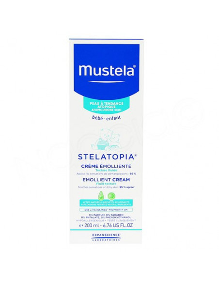 Mustela Stelatopia Crème Emolliente Texture Fluide