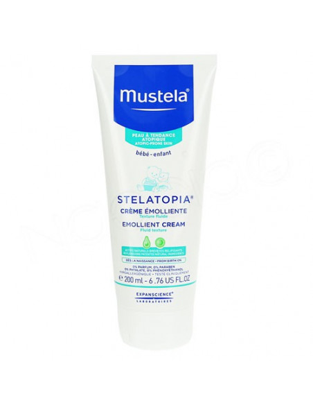 Mustela Stelatopia Crème Émolliente Texture Fluide Mustela - 2