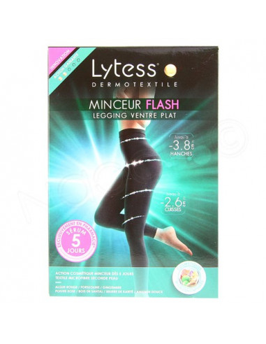 Lytess Minceur flash legging ventre plat couleur noir