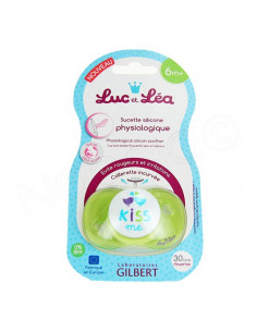Luc et Léa Sucette Silicone Physiologique 6mPlus