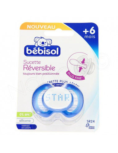 Bébisol Sucette Réversible Plus6mois x1