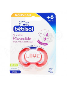 Bébisol Sucette Réversible Plus6mois x1 2