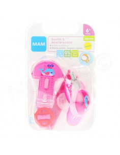 MAM Sucette & Attache-sucette +6 mois Mam - 1