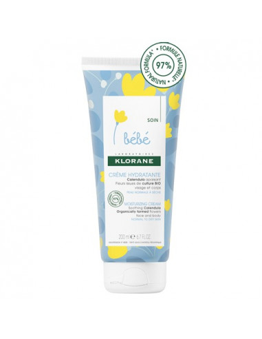 Klorane Bébé Crème Hydratante Visage & Corps